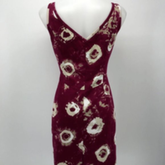 COPY - Piazza Sempione Purple Sleeveless Dress 12 - Picture 2 of 3